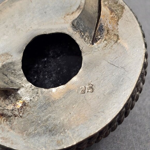 925 Sterling Silver Plated Glass Opal Ring Size 9.5 Bezel Setting Fine Jewelry - Picture 5 of 13